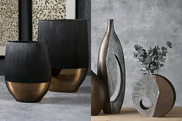مدل گلدان کنار سالنی جدید + زیبایی دو چندان خانه شما با زیباترین مدل های گلدان