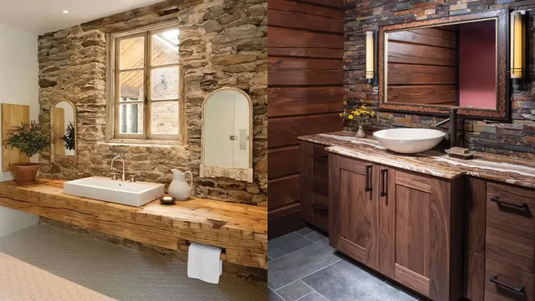 15 ایده خفن و جالب برای طراحی حمام روستیک که تاکنون ندیده اید