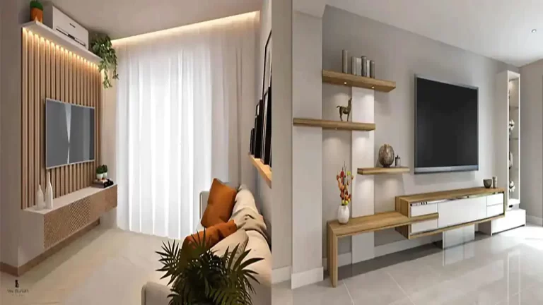 جدیدترین مدل دکوراسیون پشت تلویزیون + زیباترین طرح های 2025