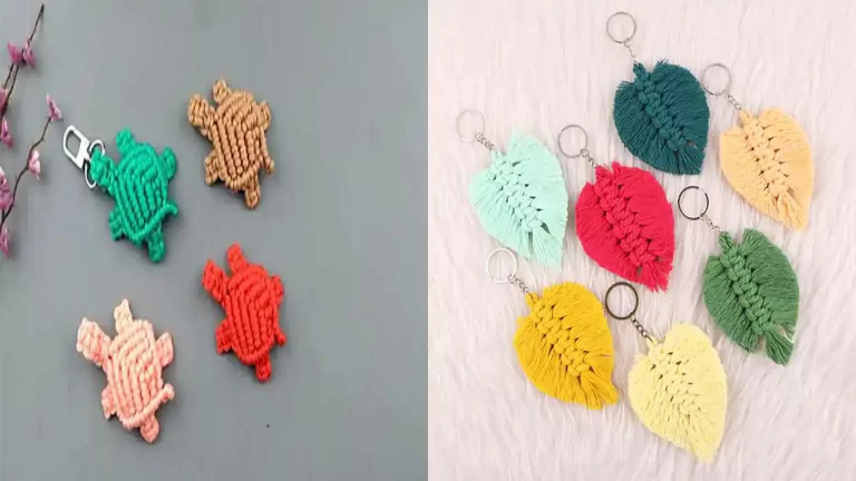 جاکلیدی دستساز مکرومه + زیباترین ها را اینجا ببینید