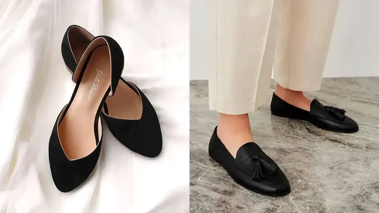 کفش تخت مجلسی مشکی با مدل های شیک و باکلاس