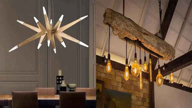 لوستر چوبی جدید متنوع و جذاب برای دیزاین های شیک