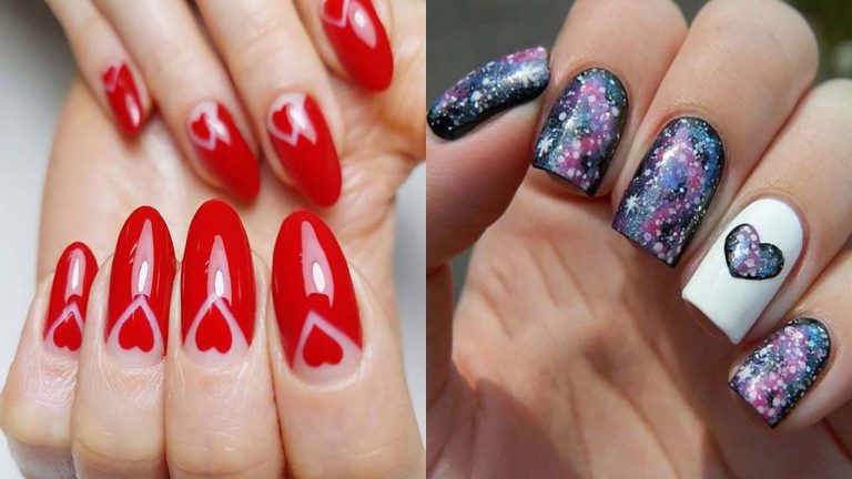 ایده های جالب برای طراحی ناخن قلب خیلی خوشگل و درجه یک