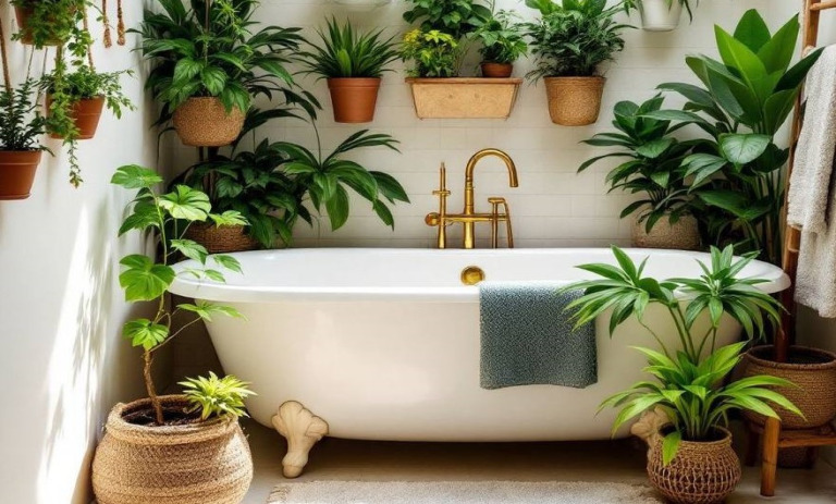 11 گیاه آپارتمانی برای سرویس بهداشتی و حمام مرطوب