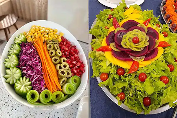 مدل سالاد ساده + قشنگ ترین مدل های سالاد ساده که زیبایی را به سفره شما هدیه می دهد