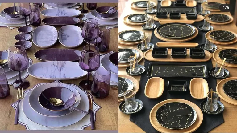 جدیدترین مدل سرویس غذاخوری چینی + بهترین ظروف چینی امسال