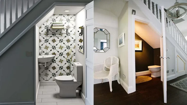 مدل سرویس بهداشتی زیر پله + درست کردن سرویس در جاهای پرت خانه