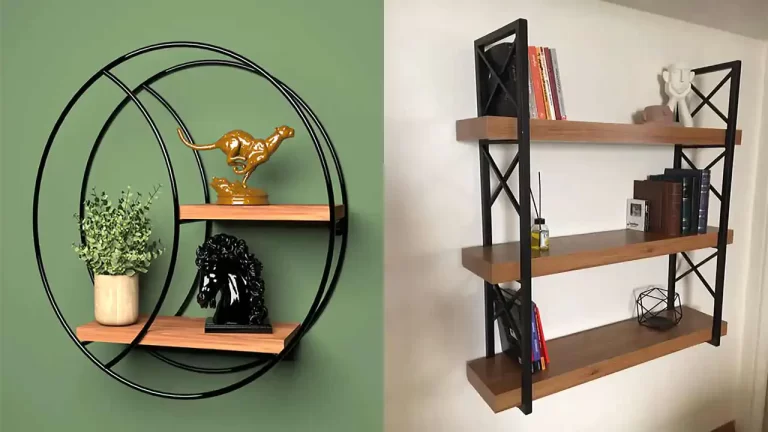 شلف فلزی دیواری + بهترین و جدیدترین طرح ها برای دیزاین داخلی