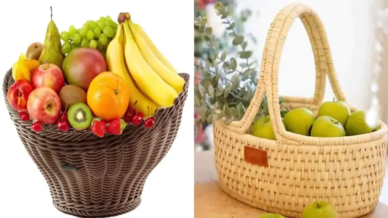 ظروف میوه خوری سنتی حصیری زیبا و شیک با طرح های جدید