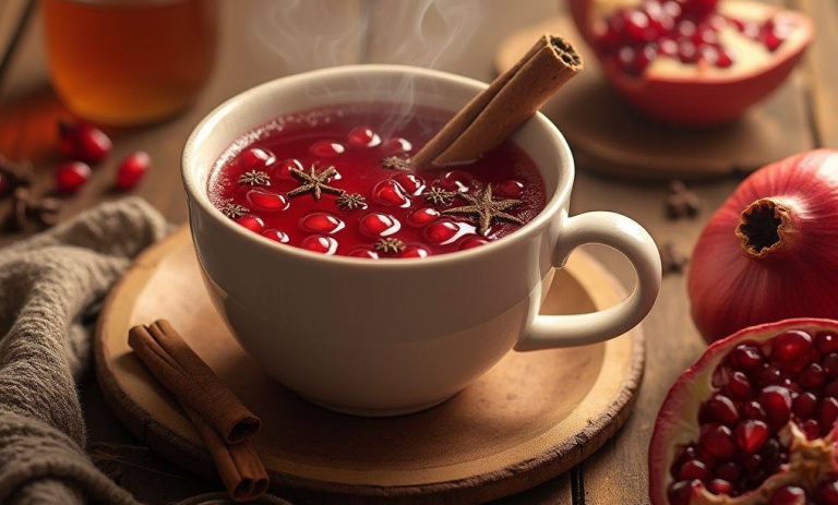 طرز تهیه معجون انار سرما خوردگی با چای ترش؛ معجزه آسا