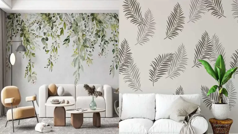 انواع مدل کاغذ دیواری برای اتاق خواب و پذیرایی با طرح های شیک و ترند