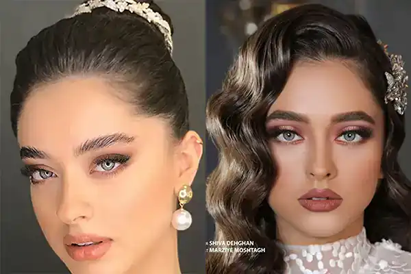 مدل آرایش عروس جدید + زیباترین مدل های آرایش عروس جدید ترند امسال