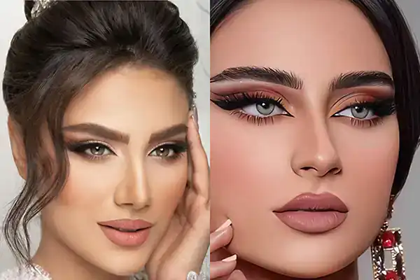 مدل آرایش صورت ملایم مجلسی + زیباترین مدل های آرایش صورت بسیار لاکچری