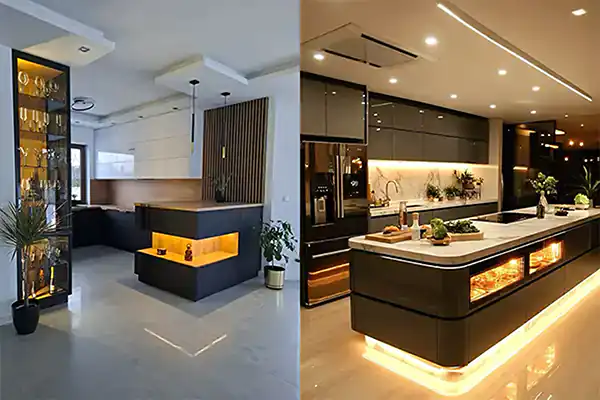 زیباترین مدل کابینت های گلاس + شیک ترین مدل های کابینت های گلاس لاکچری