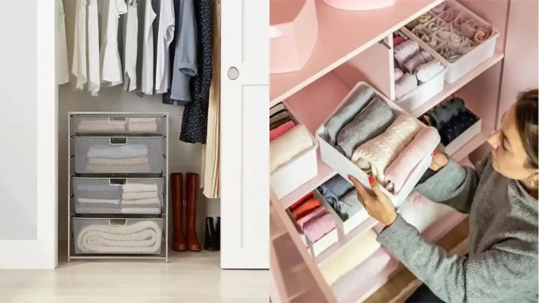 چیدمان کمد دیواری ساده و منظم + ایده های کاربردی و آسان جهت ایده گرفتن