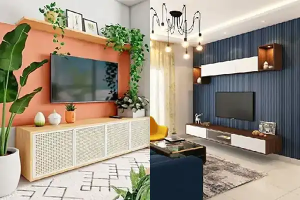 مدل دکوراسیون پشت تلویزیون + زیباترین مدل های دکوراسیون پشت تلویزیون لاکچری