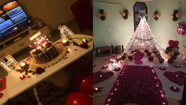 دیزاین تولد ساده و شیک با ایده های دونفره و لاکچری