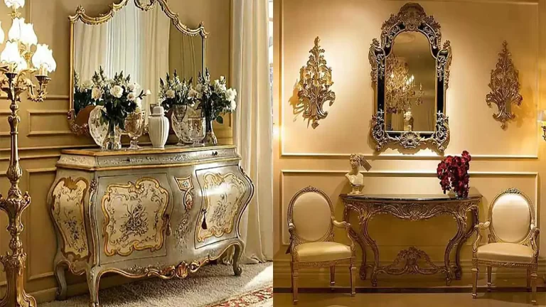 جدیدترین مدل آینه کنسول با طرح های سلطنتی و کلاسیک