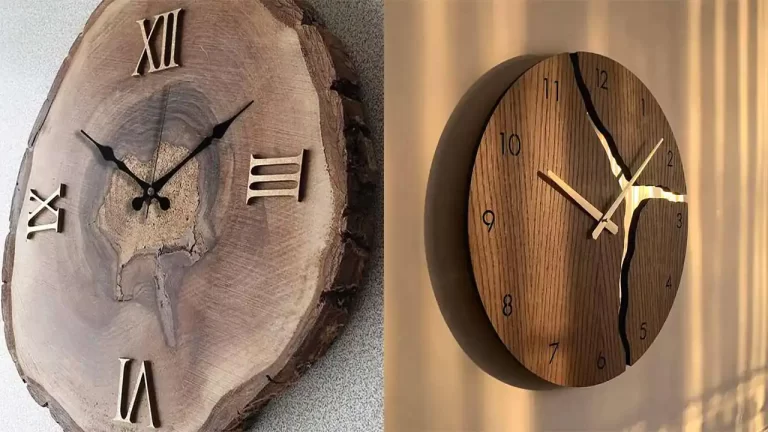 جدیدترین مدل ساعت دیواری چوبی ساده و شیک با طرح های متنوع و خفن