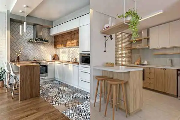 مدل کابینت ام دی اف جدید برای آشپزخانه کوچک + مدرن و خاص ترین کابینت ام دی اف برای آشپزخانه کوچک