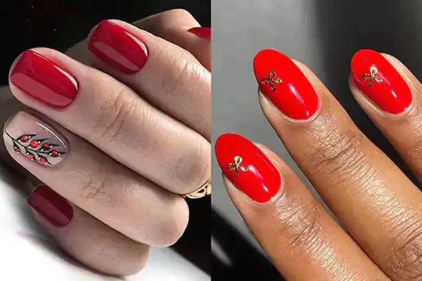 مدل لاک قرمز + زیباترین مدل های لاک قرمز دخترانه و زنانه بسیار لاکچری