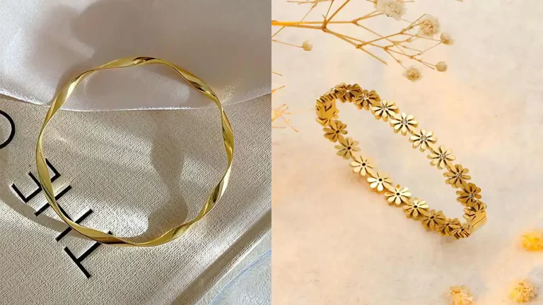 مدل النگو ظریف و پهن با طرح های زیبا و جدید