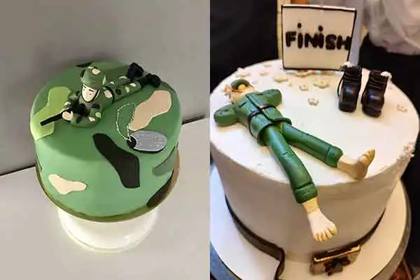 مدل کیک پایان خدمت سربازی + ایده های جذاب و خاص کیک پایان خدمت سربازی