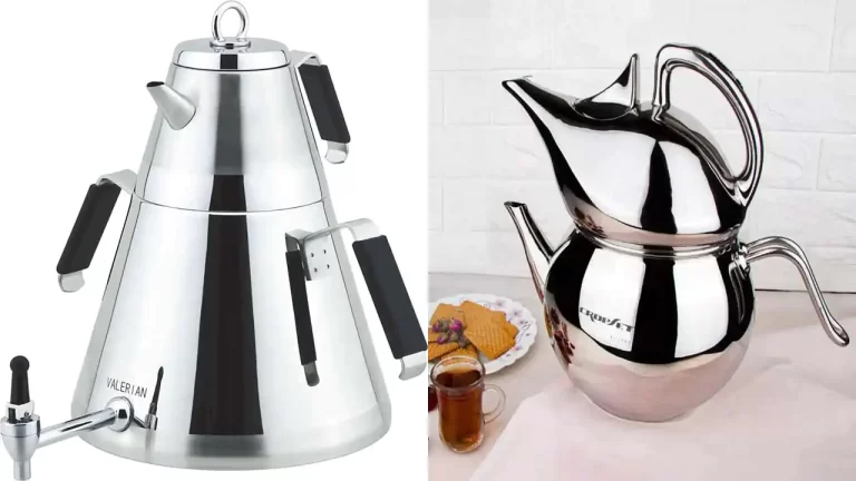 مدل قوری کتری استیل بهترین متریال و مدل های ساده و طرحدار 2025