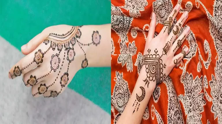 مدل حنا روی دست با طرح های متنوع و جذاب