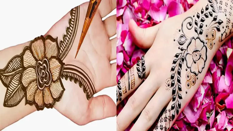 مدل حنا روی دست با طرح های خفن که همه عاشقش میشن