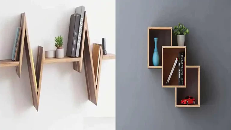 مدل کتابخانه دیواری ساده و شیک که همه عاشقش میشن