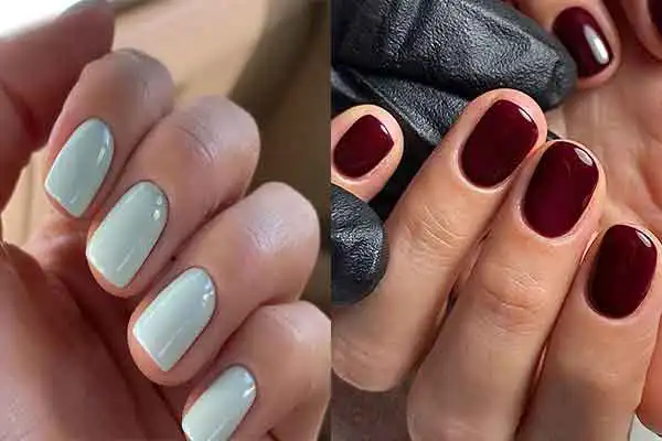 مدل لاک برای ناخن های کوتاه + رنگ شیک و باکلاس جذاب لاک برای ناخن های کوتاه