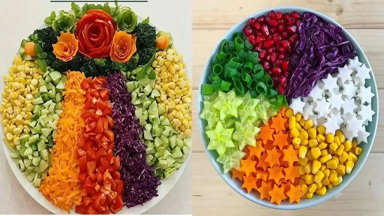 مدل سالاد با رسپی ها و تزیین های خلاقانه و زیبا