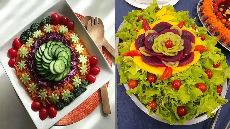 مدل سالاد کاهو با ایده های آسان و خوشگل برای کدبانوهای دنبال یادگیری