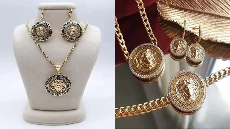 مدل سرویس طلای ورساچه زنانه با طرح های جدید و متنوع