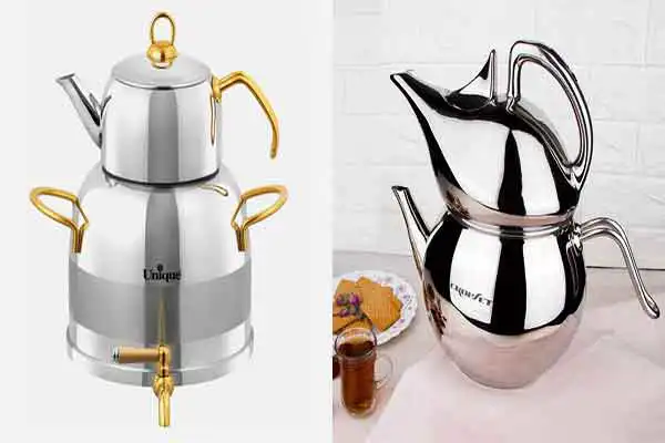 مدل های کتری قوری استیل + ساده و مدرن و لاکچری ترین کتری های قوری استیل