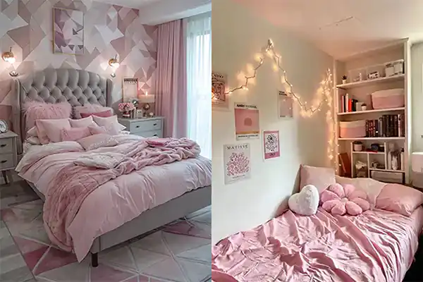 تزیین اتاق خواب دخترانه + زیباترین تزیین و دیزاین اتاق خواب دخترانه بسیار لاکچری