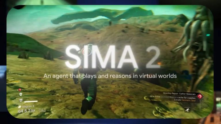 گوگل ابزار گیمینگ SIMA 2 را با استفاده از بازی‌های ویدیویی آموزش می‌دهد