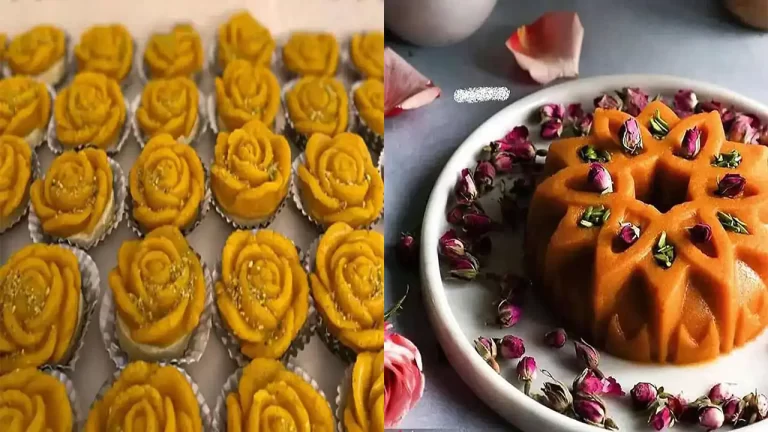 تزیین حلوا با ایده های اسان و راحت برای با سلیقه ها