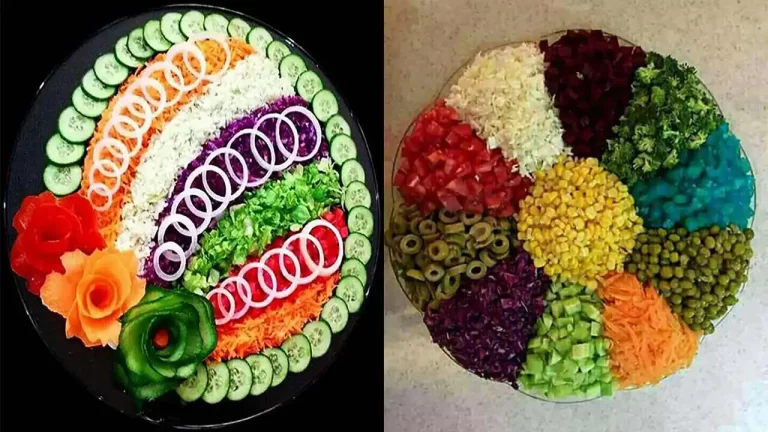 تزیین سالاد + ایده های زیبا و متنوع برای کدبانو ها