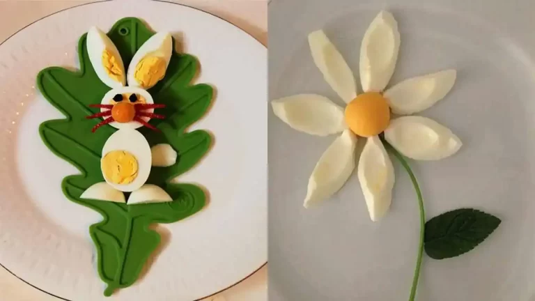 تزیین تخم مرغ آب پز با روش های ساده و خفن که جایی ندیده اید