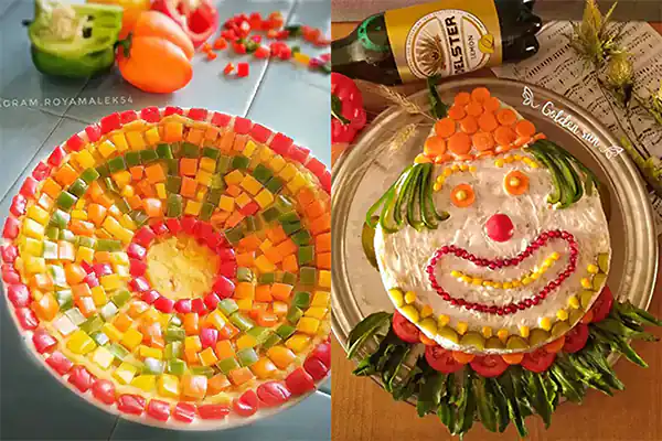 تزیین الویه ساده + زیباترین مدل های تزیین الویه ساده بسیار شیک و لاکچری