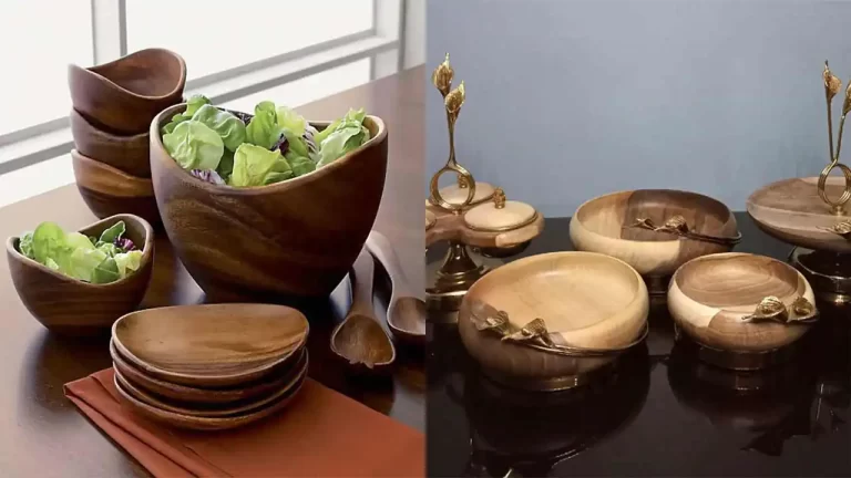 ظروف چوبی برای پذیرایی از بهترین متریال + مدل های زیبا و شیک که ترند شدن