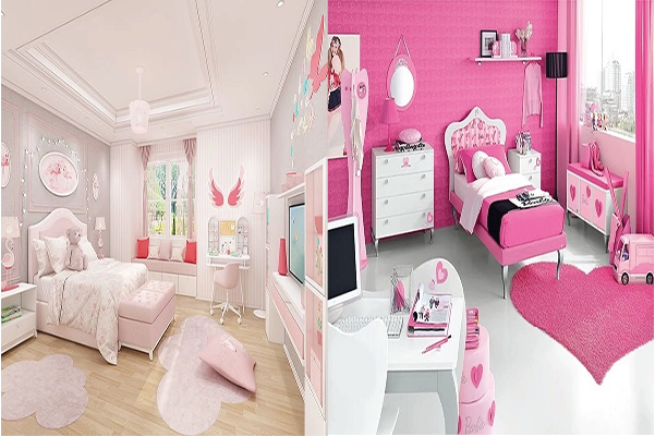 مدل دکوراسیون اتاق خواب کوچک دخترانه + شیک و زیباترین دکوراسیون اتاق دخترانه