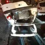 تصادف زنجیرهای در بزرگراه باقری تهران