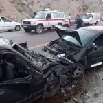 تصادف زنجیرهای در اتوبان تهران–قم، حوالی فرودگاه امام/ ۱۱ نفر مصدوم شدند