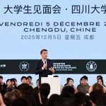 استقبال عجیب دانشجویان چینی از ماکرون