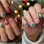 ایدههای ترند طرح ناخن درخت کریسمس 2026