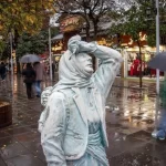 تصاویر؛ باران پاییزی دوباره مهمان رشت شد