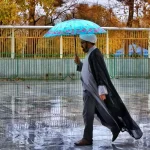 تصاویر؛ قرارِ باران در قم